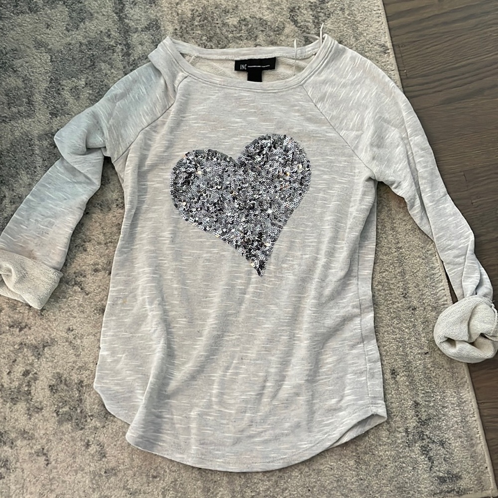 Sparkly heart shirt